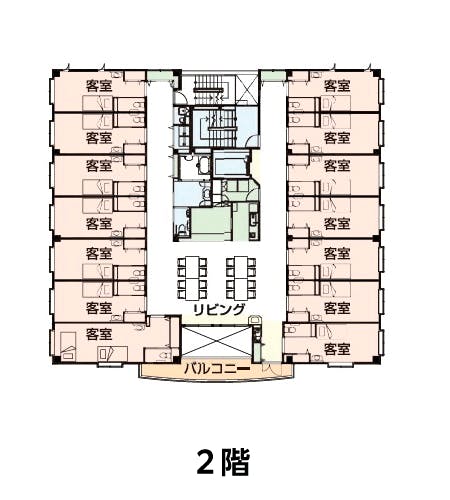 デイサービス・生活支援サービス付き高齢者向け住宅ラポール壱番館 間取図