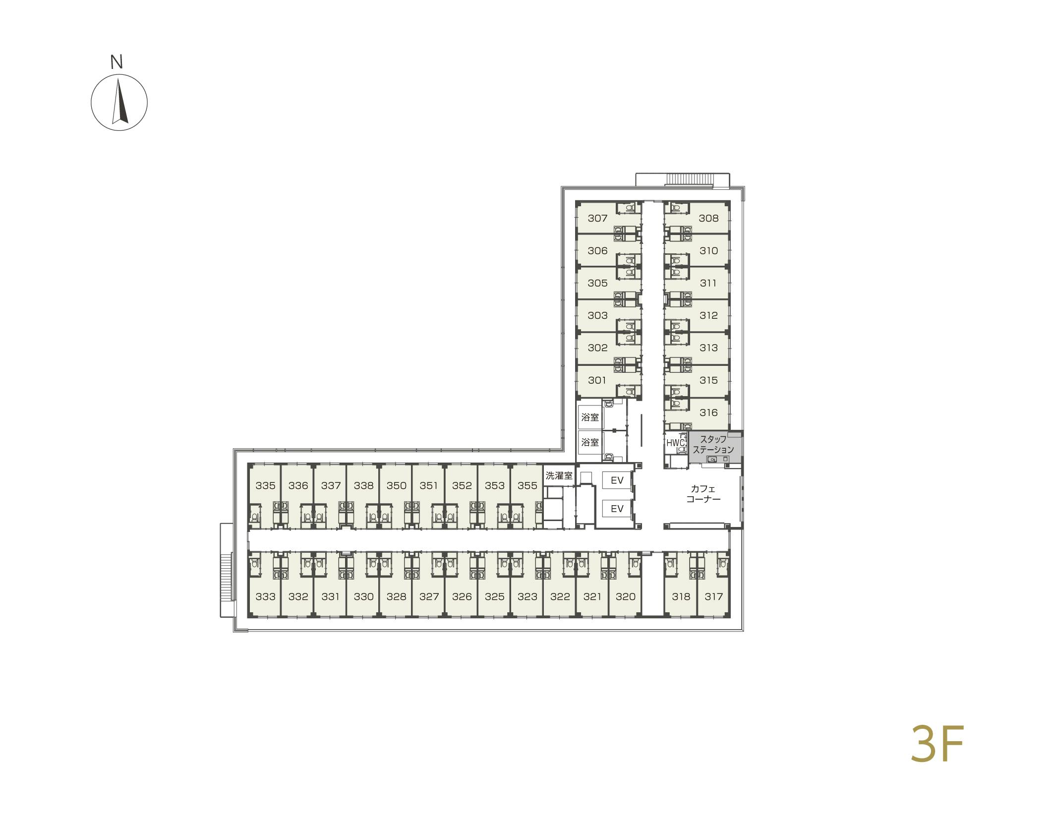 チャームスイート能見台 間取図