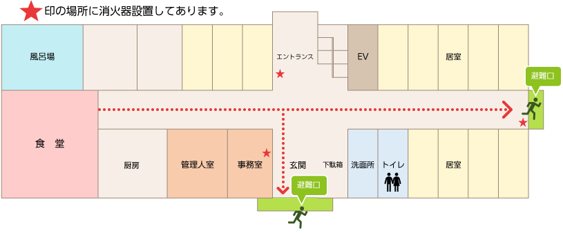 住宅型有料老人ホーム リリィケア綾瀬 間取図