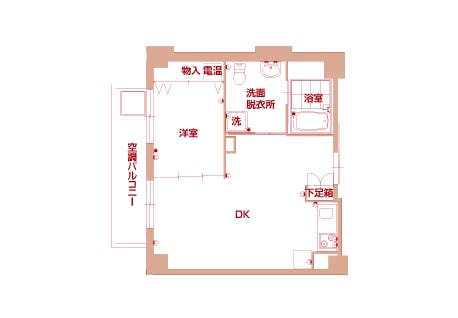ラビアンローズ緑地公園 間取図