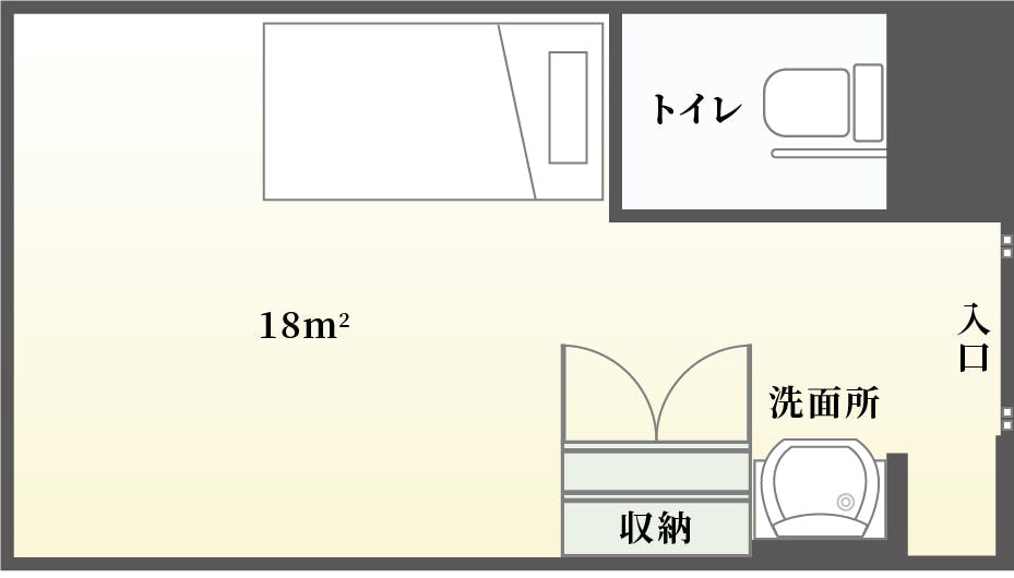 ドーミー月島駅前 間取図
