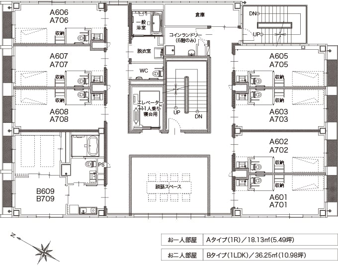 アルファリビング鹿児島東千石 間取図