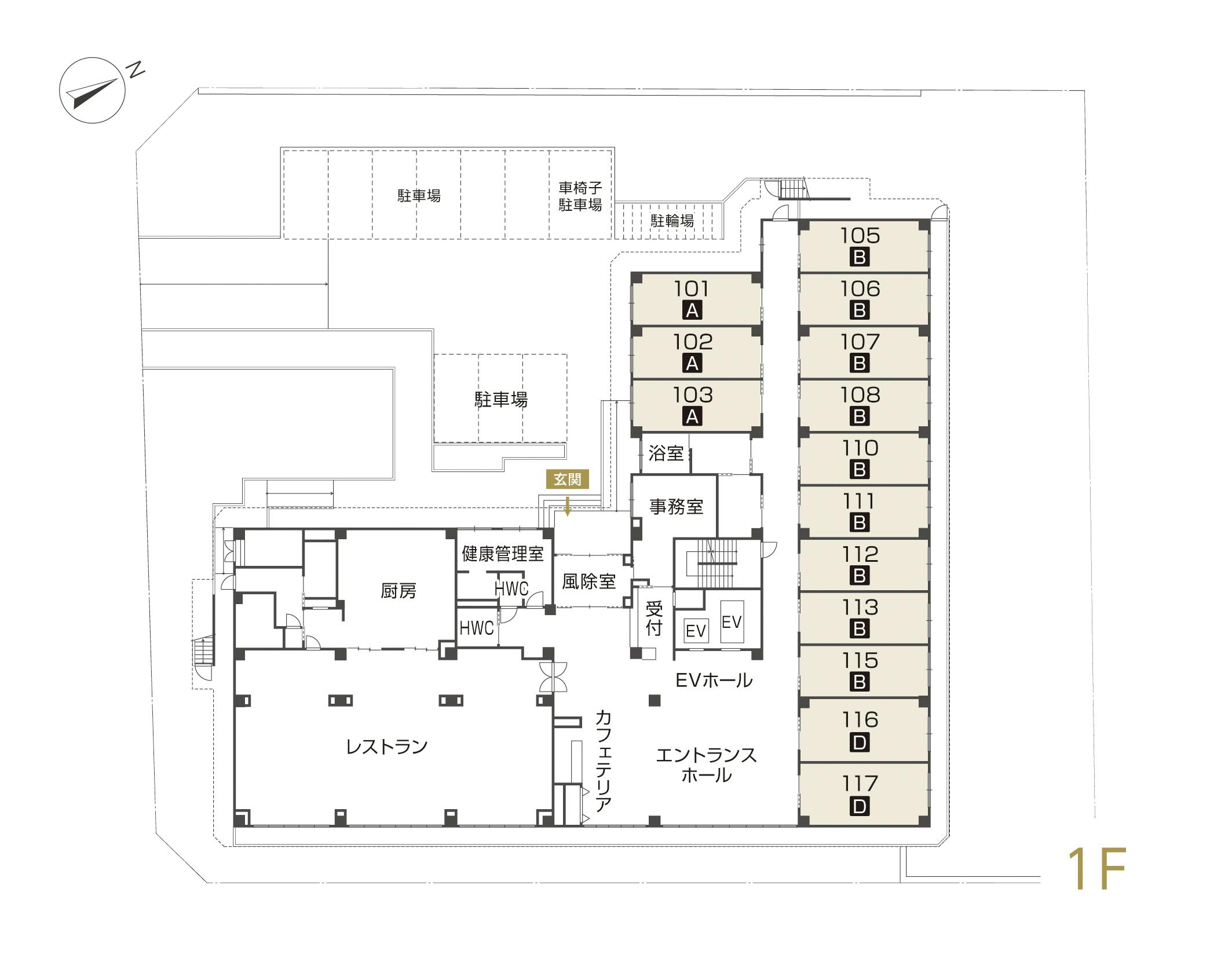 チャームスイート夙川 間取図