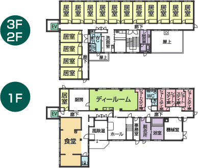 ノアガーデンB館 間取図