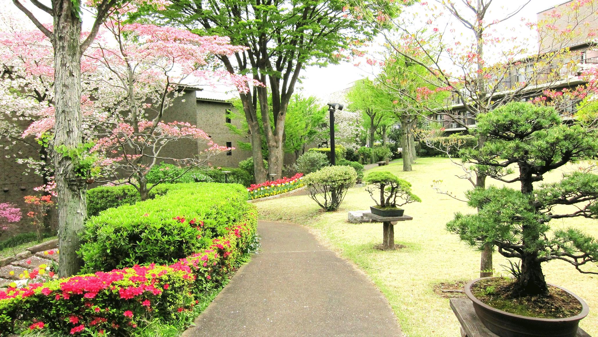 光が丘パークヴィラ 中庭