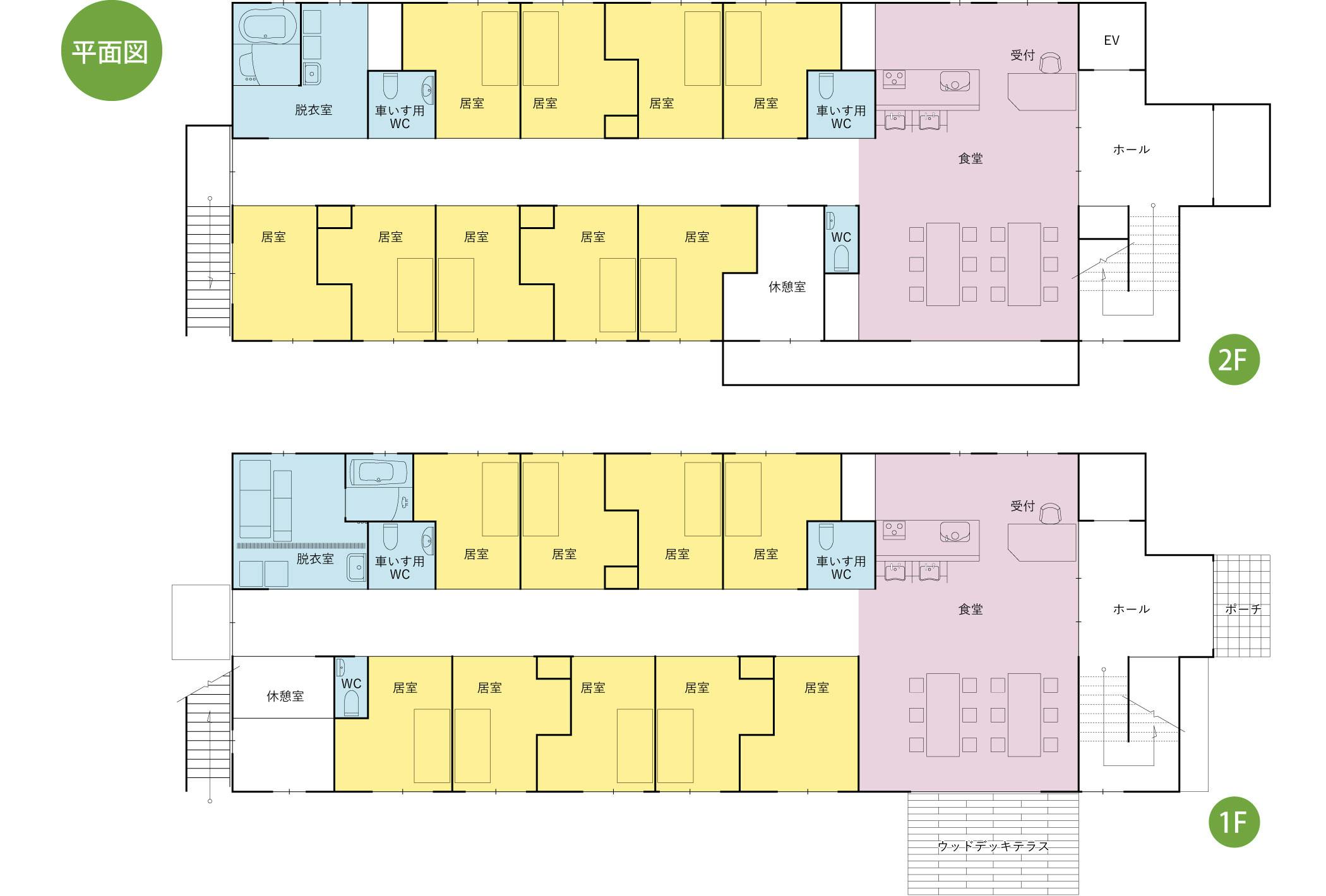 グループホームせきの憩 間取図
