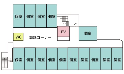 サービス付き高齢者向け住宅マイライフ 間取図