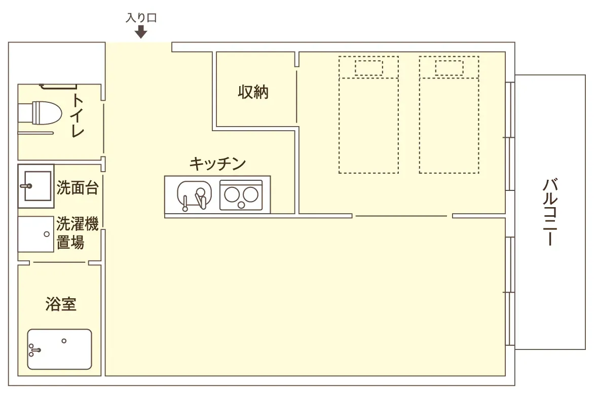 ココファン野々市弐番館 間取図