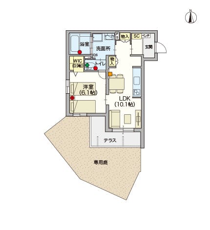 ヘーベルVillage 練馬ASAHIDAI 間取図
