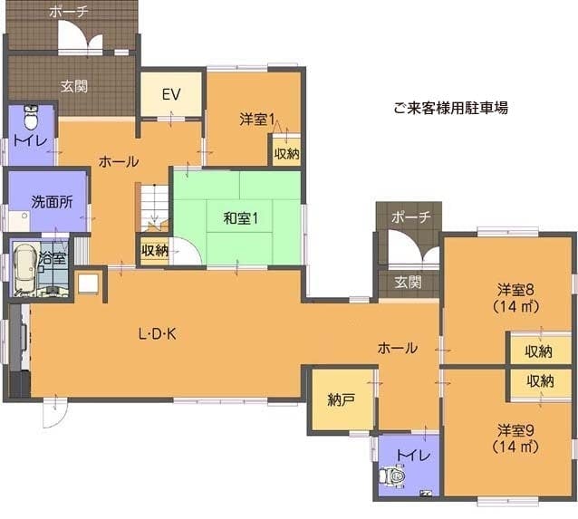 グル－プホ－ムゆりかご 間取図
