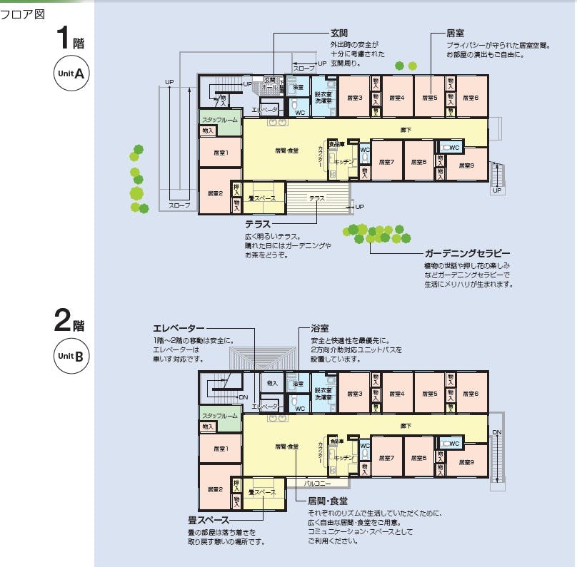 ニチイケアセンター奈良西大寺 間取図