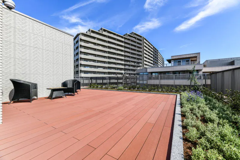オリヴィエ前野町 屋上庭園