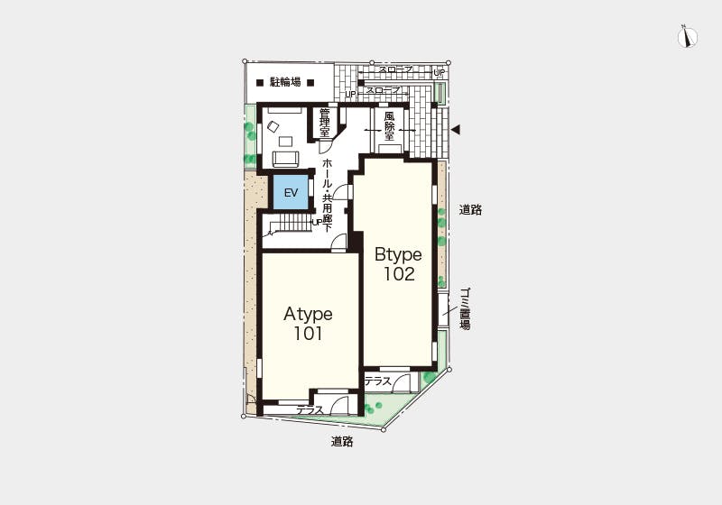 ヘーベルVillage千駄ヶ谷 間取図