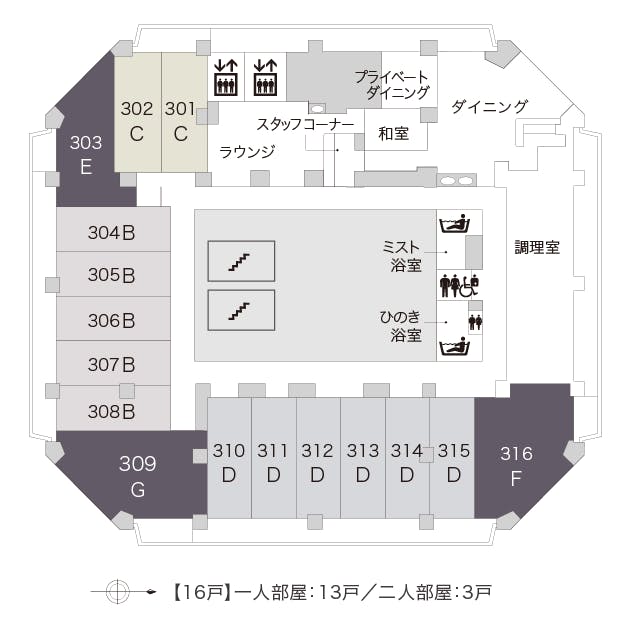 ツクイ・ののあおやま 間取図