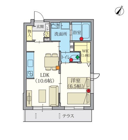 ヘーベルVillage上星川 間取図