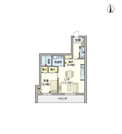 ヘーベルVillage立川昭和記念公園 間取図