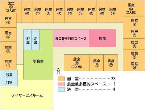 シルバーホームまつしろ 間取図