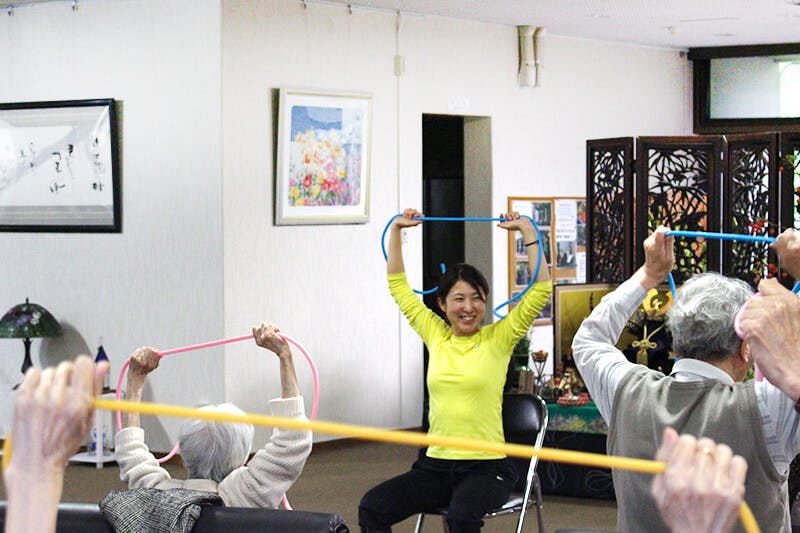 愛の里サンヴィラ チューブ体操
