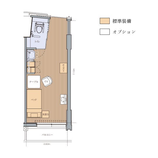 ゆうらいふ世田谷 間取図