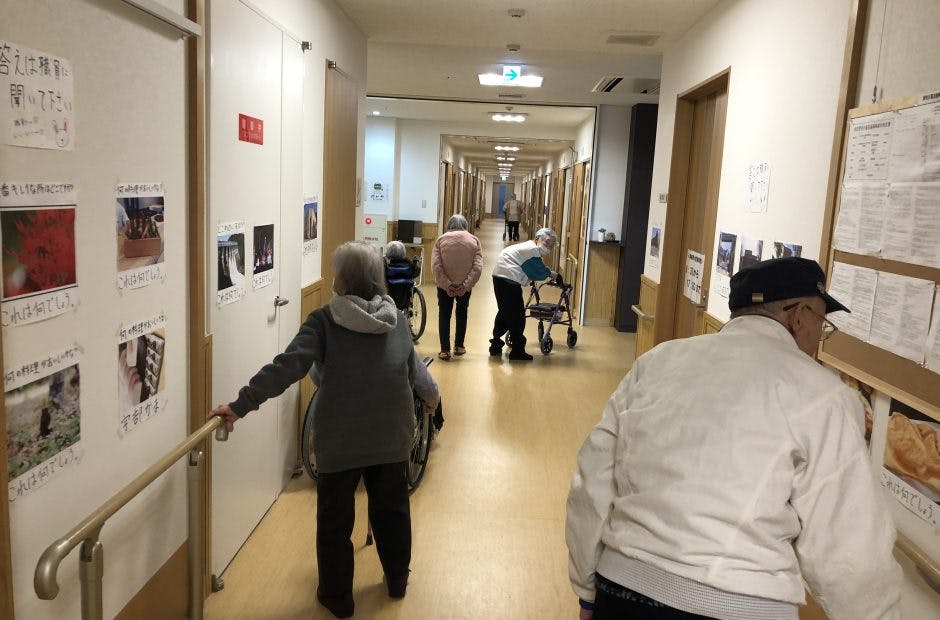 むべの里有料老人ホーム中山 廊下