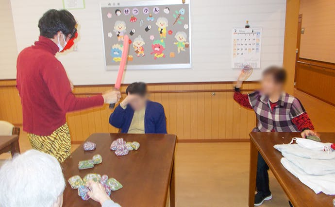 ヒューマンライフケア城東の湯グループホーム 節分