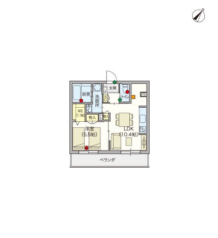 ヘーベルVillage浦和南 間取図