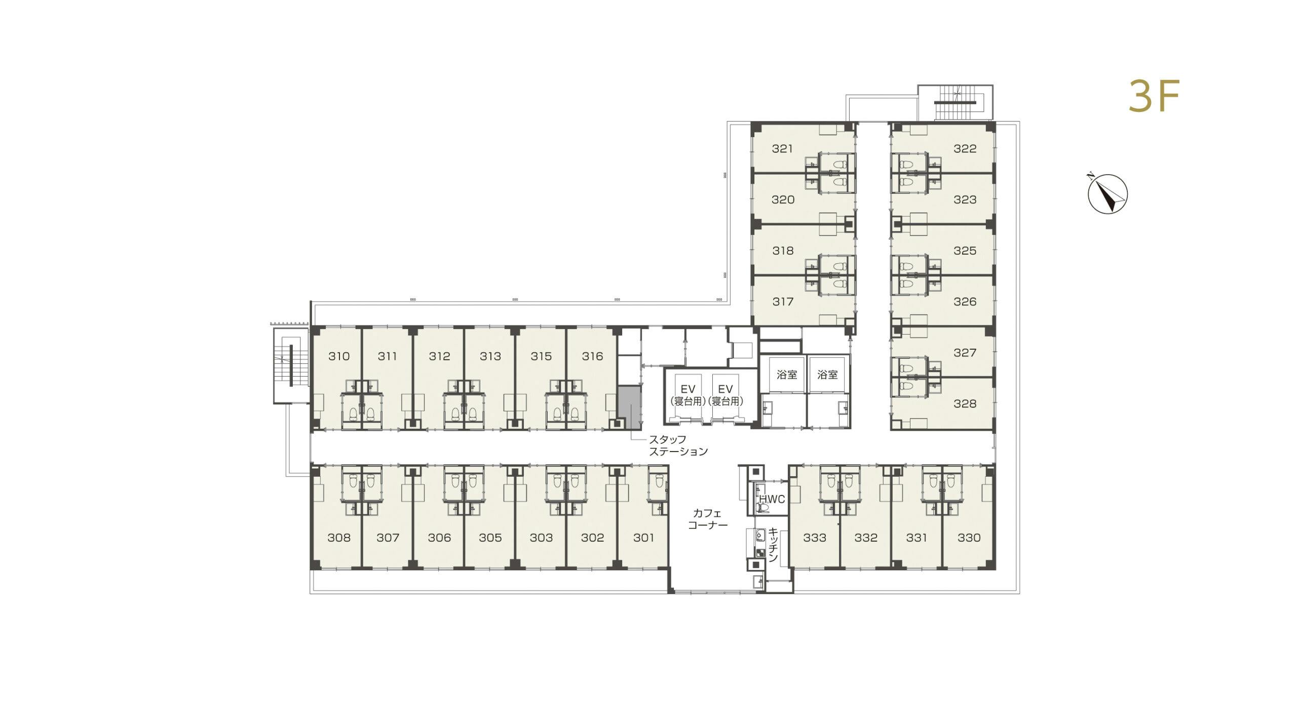 チャーム栗東 間取図