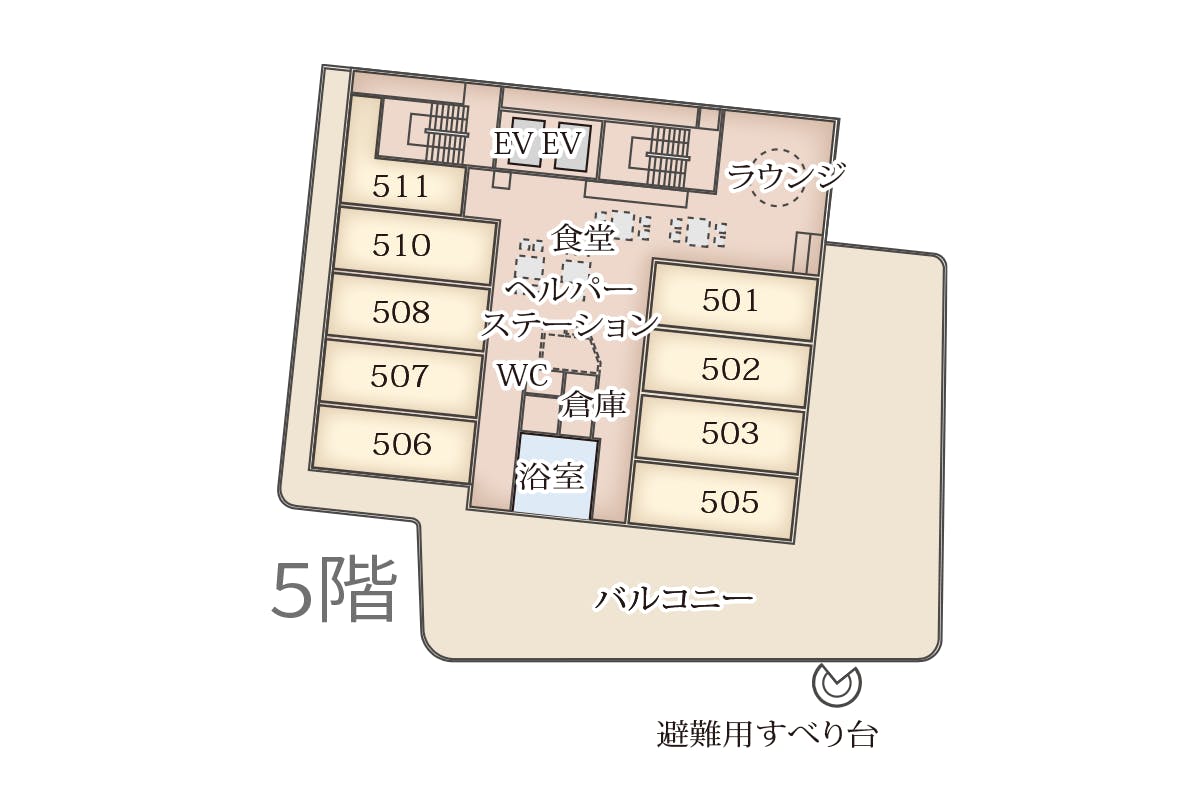 介護付有料老人ホーム ソラスト江戸川グリーンパーク 間取図