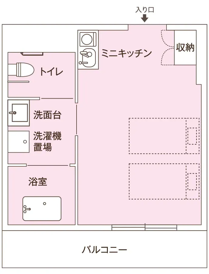 ココファン野々市弐番館 間取図