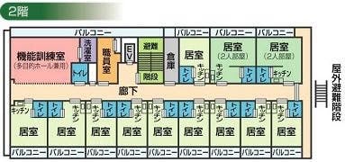 愛幸苑やすらぎ 間取図