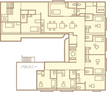 シャロームきこえ染井野 間取図