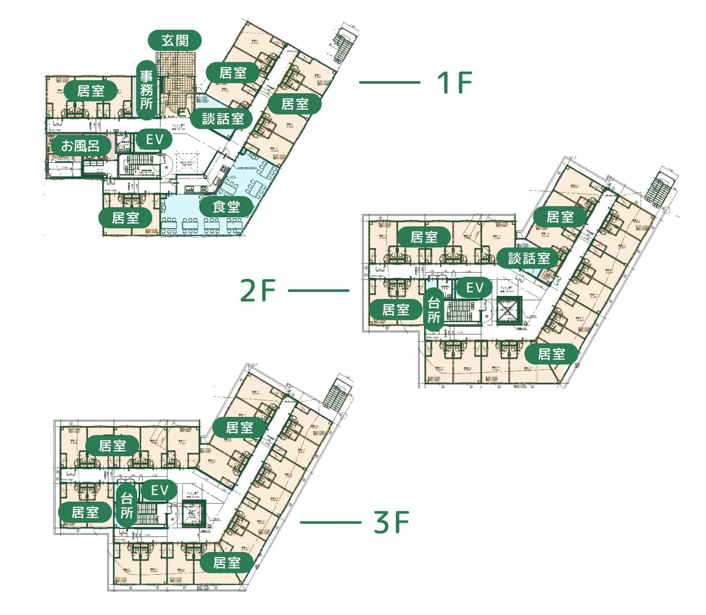 セカンドライフ・ウィズ堺 間取図