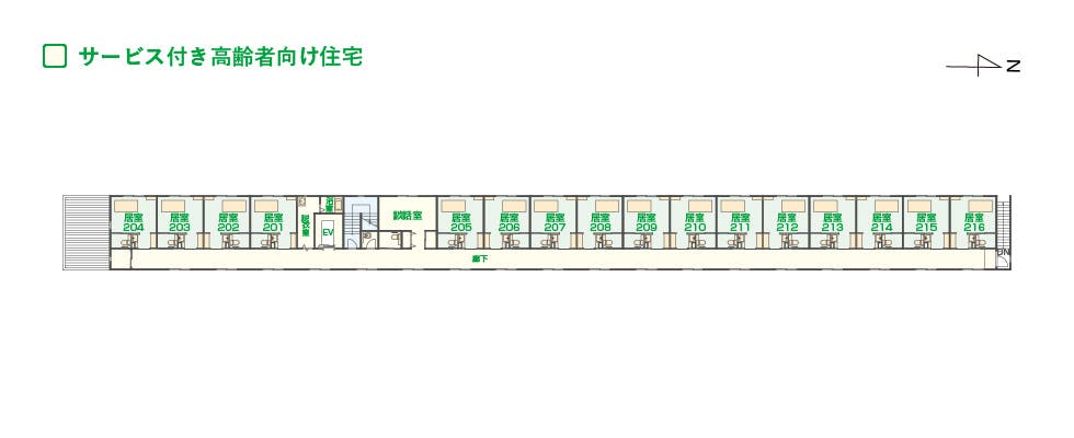 エイジフリーハウス茨木平田台 間取図