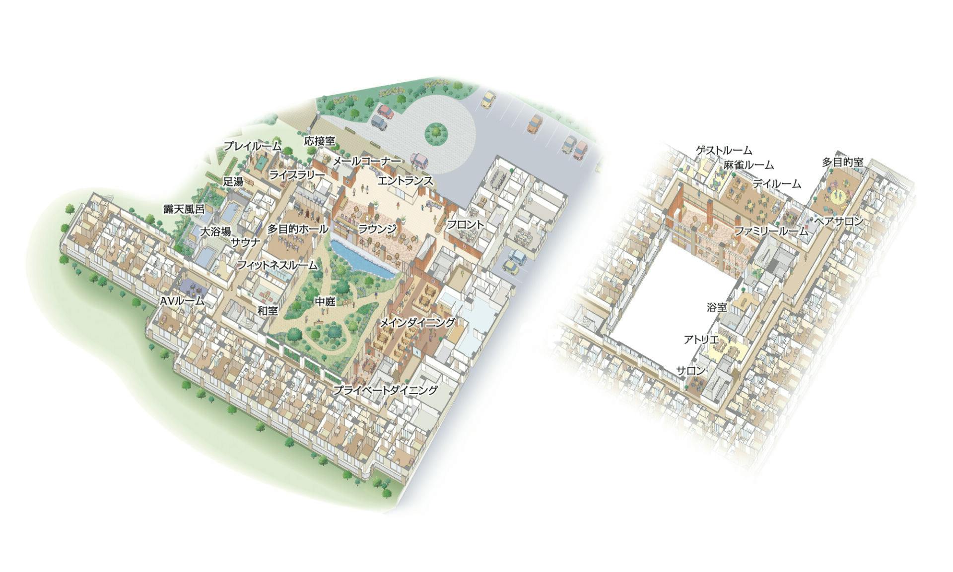 ローズライフ高の原 間取図