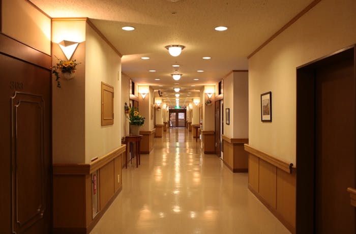 ケアレジデンス水戸新館 居室前廊下