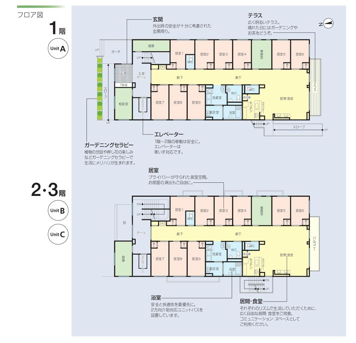 ニチイケアセンター今里 間取図