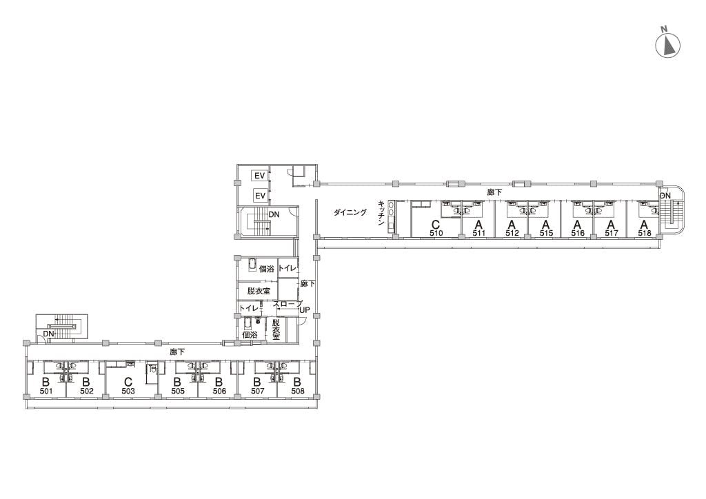 アズハイム横浜東寺尾 間取図
