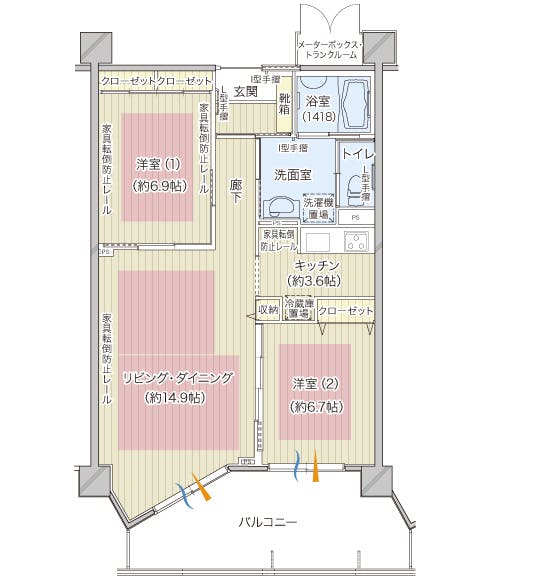 ザ・レジデンス神戸舞子 間取図