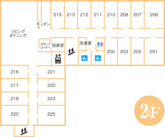 リリィ・ベル岡山東 間取図