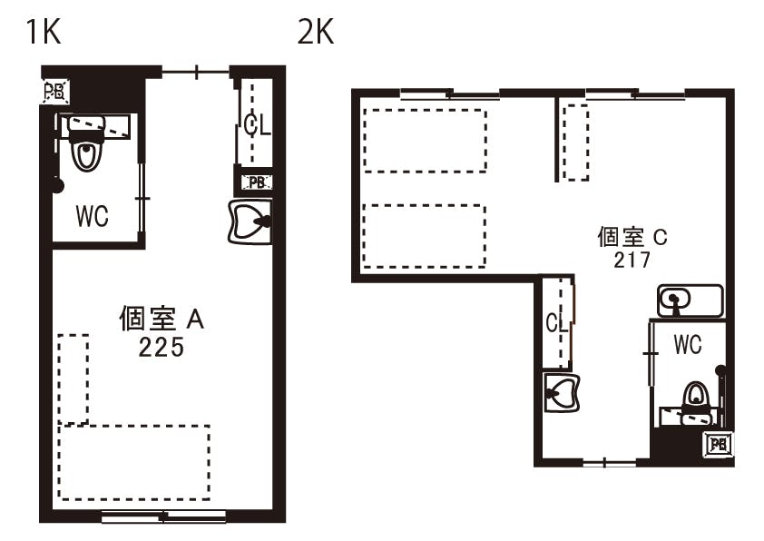 サービス付き高齢者向け住宅うるおいの家手稲本町 間取図