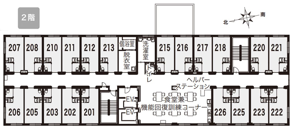 イリーゼ篠路 間取図