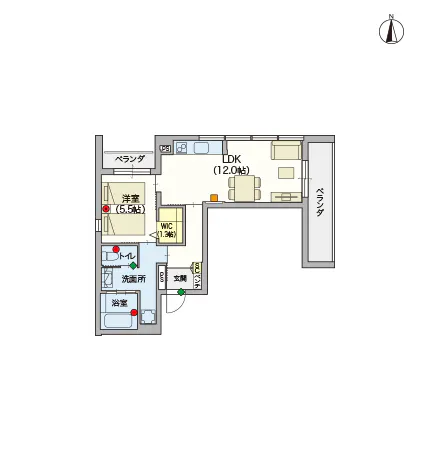 ヘーベルVillage武蔵境Ⅱ 間取図