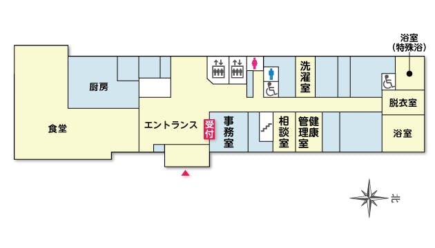 ツクイ・サンシャイン岡谷 間取図