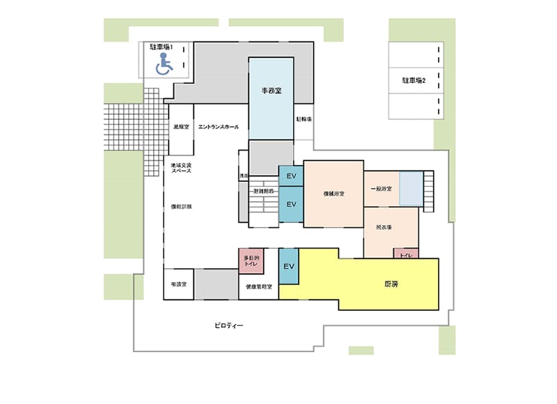 まつえ明生苑 間取図