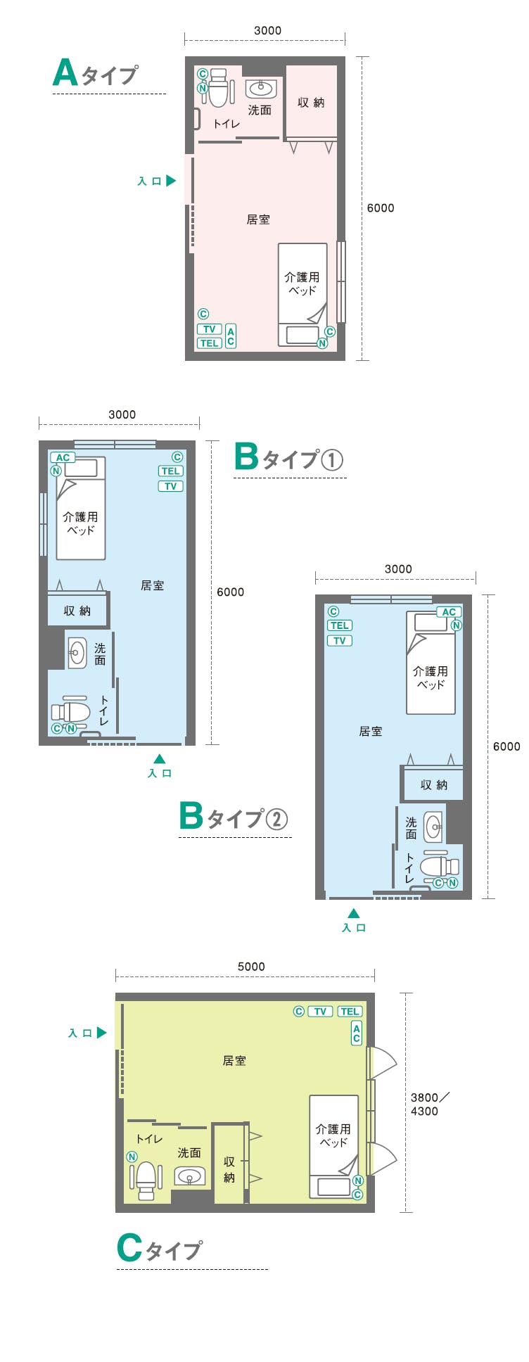 ココファンメゾン鵠沼 間取図