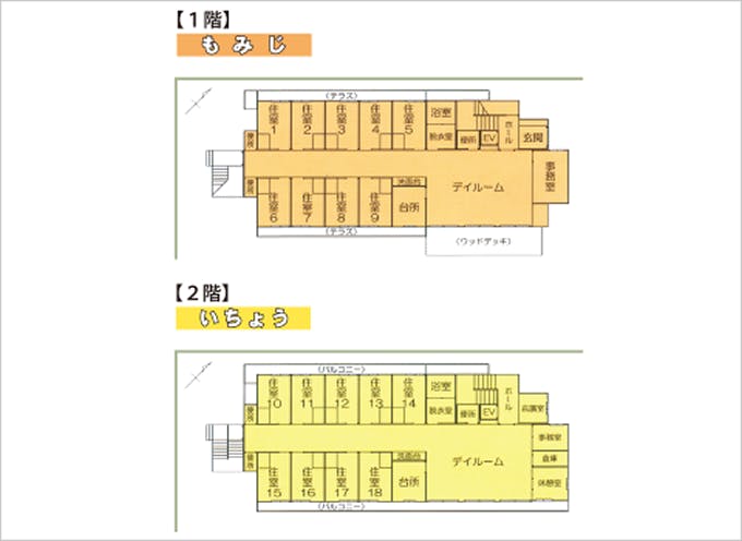 寒川かえで園 間取図