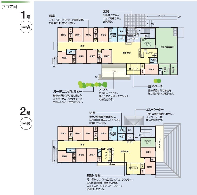 ニチイケアセンター東海南 間取図