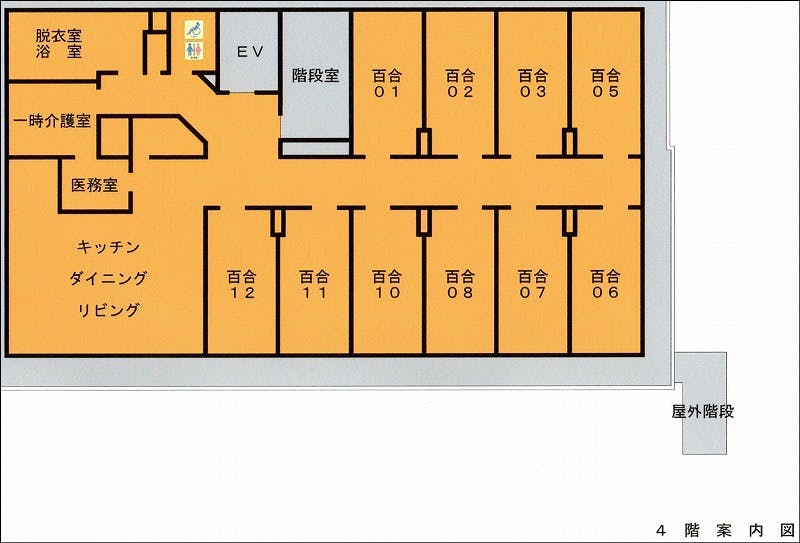 シニアライフコート潮芦屋やすらぎ 間取図