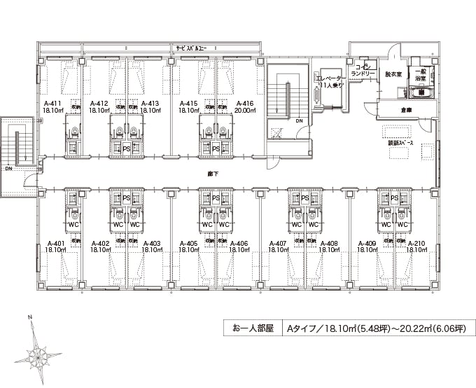 アルファリビング福岡原 間取図