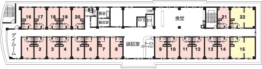 らいふアシスト・泉ヶ森 南館 間取図